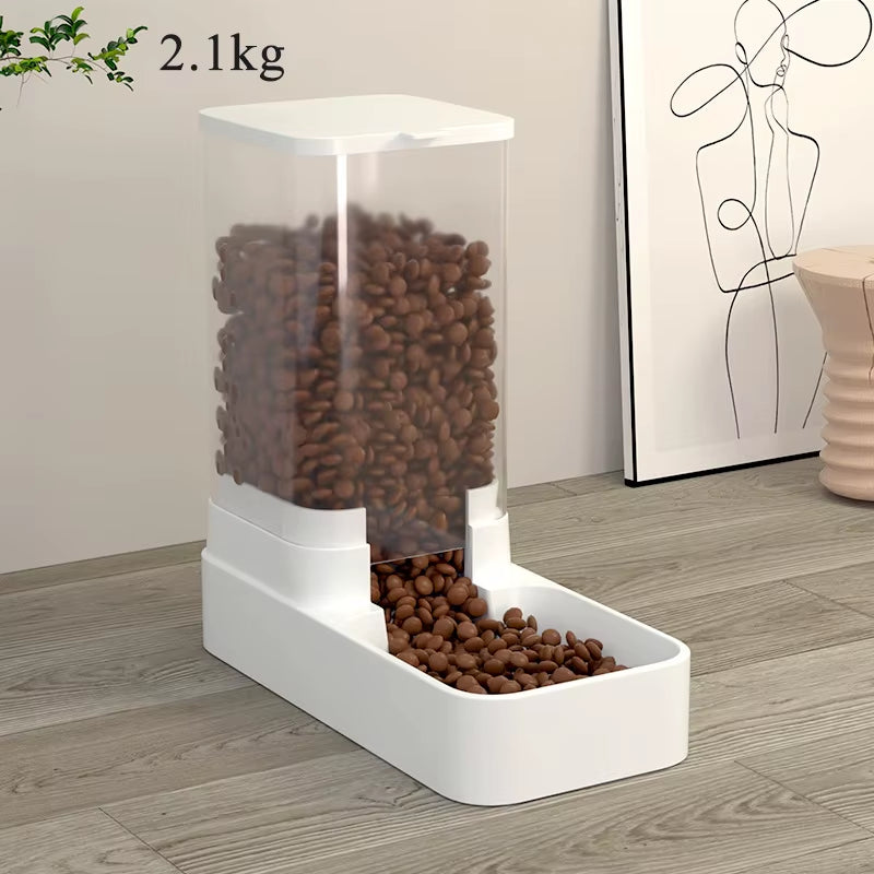Automatic Pet Feeder Large Capacity Pet Water Dispenser for Dogs Cats Durable Cat Drinker Dog Feeder Food Storage Dispenser